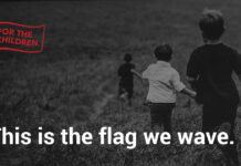 This is the flag we wave