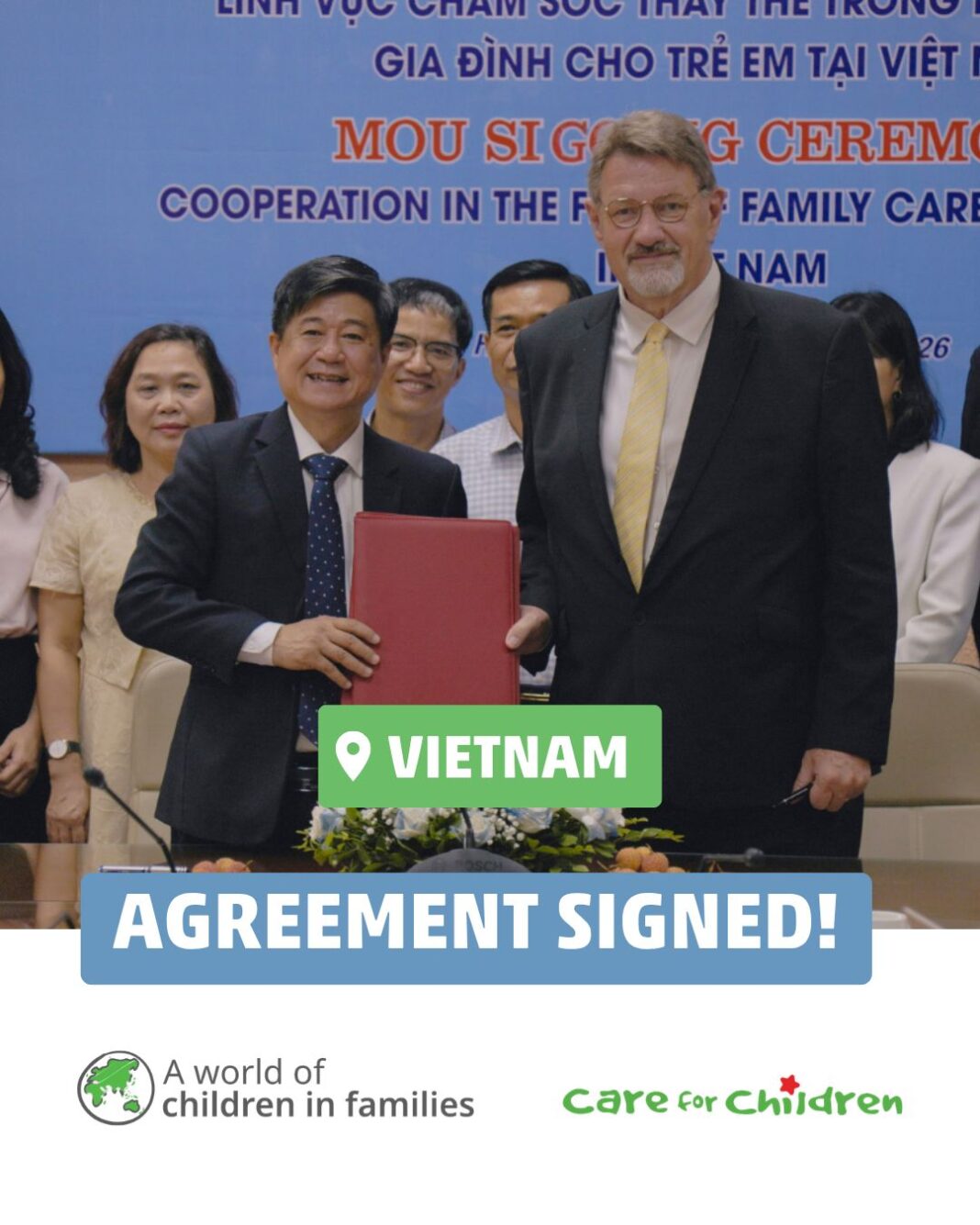 Viet Nam MOU Supports Children in Family-Based Care